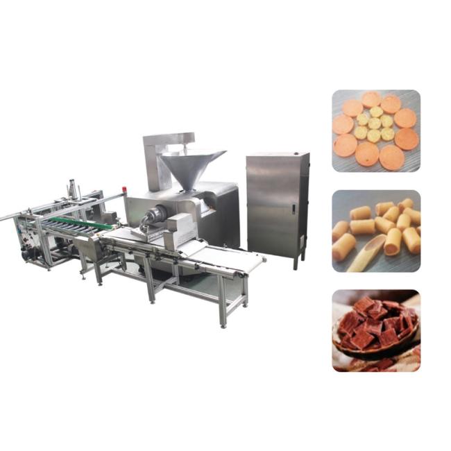 Soft Chewing Dog Snacks Cold Extruder Machine