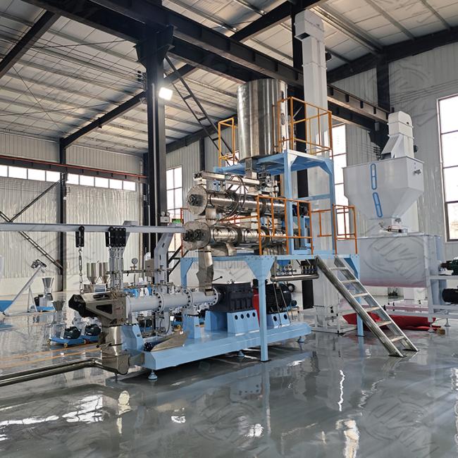 Double Screw Pet Food Extruder machine , dog food manufacturing equipment