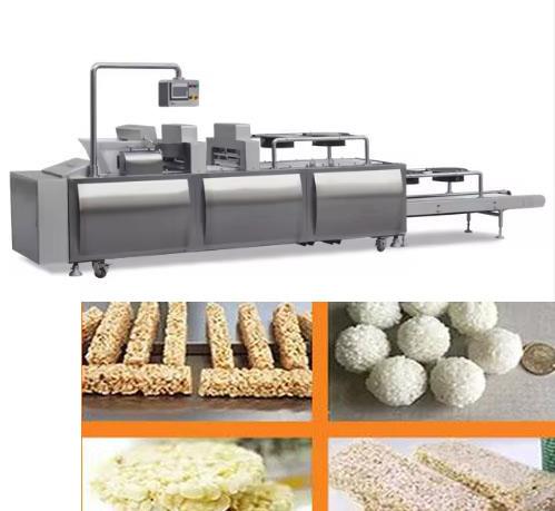 Rice ball candy , rice puffing machine / Cereal Bar Production Line