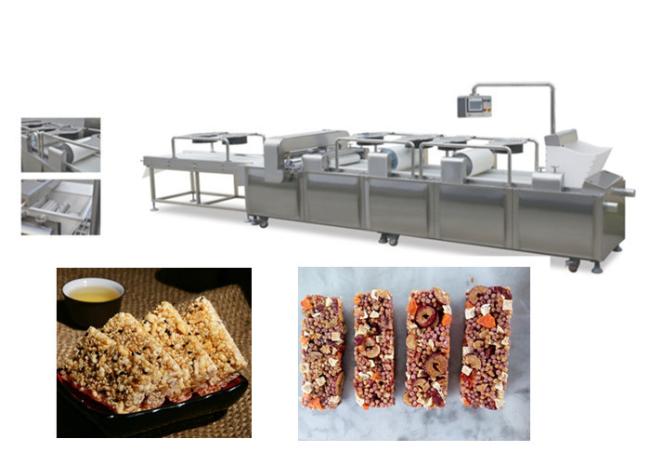 Granola Bar Cutting Machine High Capacity Cereal Bar Making Machinery