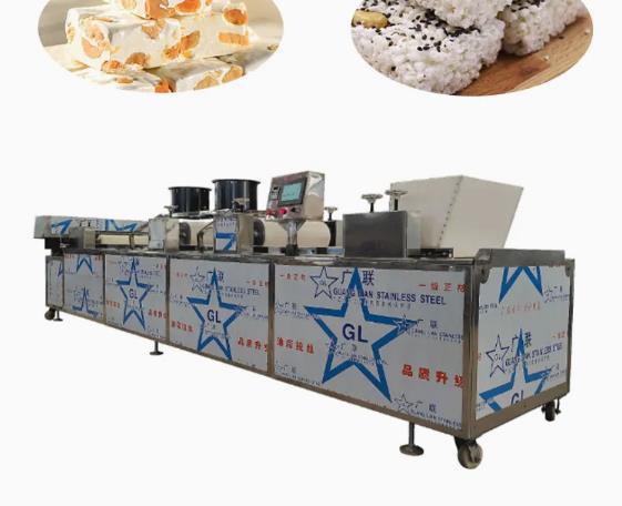 Cereal Bar Making Machine , Puffed Cereal Bar Cutting Machine