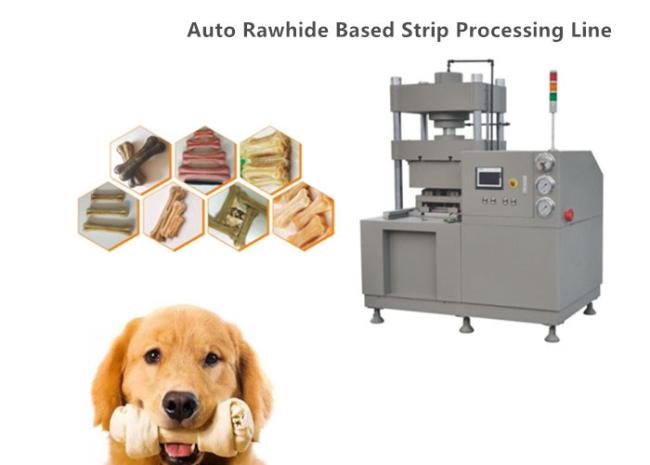 60T Twin Moulds Dog Bone Making Machine