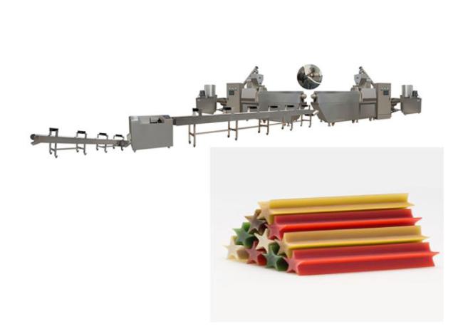 Twist Shaped Dog Treats/Snacks Processing Line