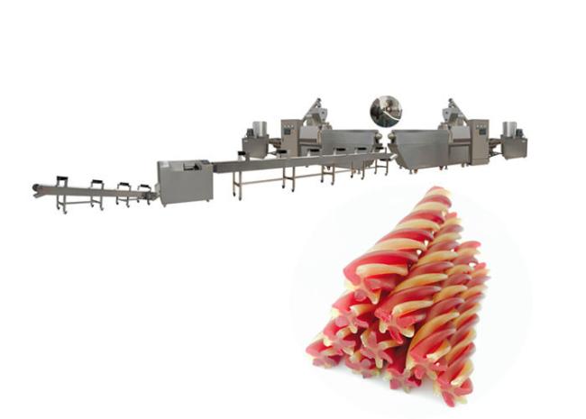 Beef Flavor Natural Twisted Sticks Dog Dental Treats Extruding Line