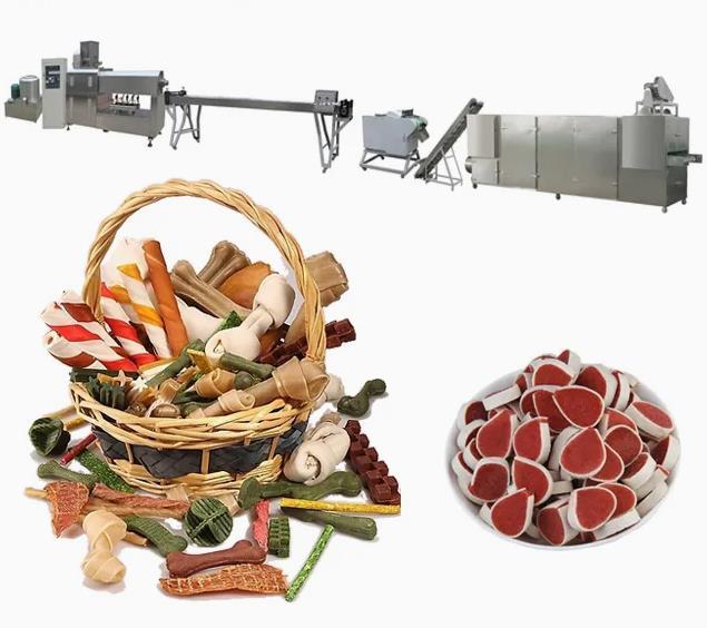 Fully stainless steel Dental Care Pet Snacks dog food processing equipment