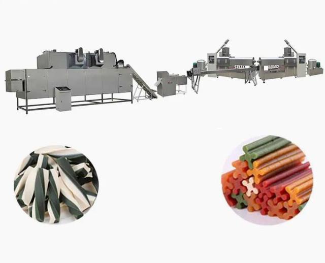 snacks processing machinery pet Snacks Manufacturing Machine