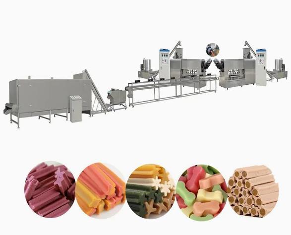 Singe Screw Pet Treats Machine