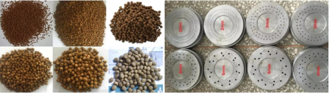 Final fish feed product sample