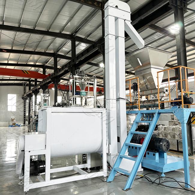 fish feed processing line