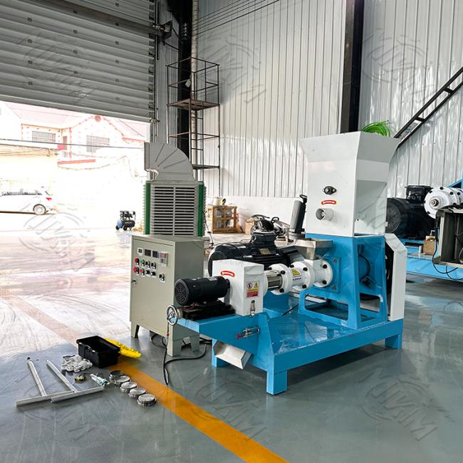 single screw fish feed extruder machine