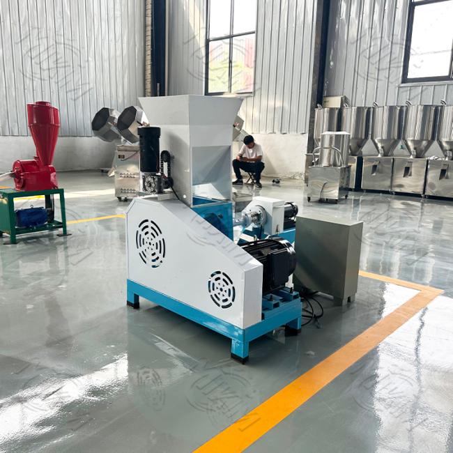 single screw floating fish extruder machine
