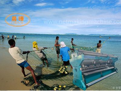 China Knotless Fishing Net 1/8 Landing Hand Fishing Net Making Machine à venda