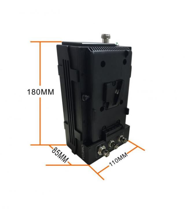 1080P HD COFDM Wireless Video Transmitter 8K Carrier 300-4400MHz Broardcast AV Sender