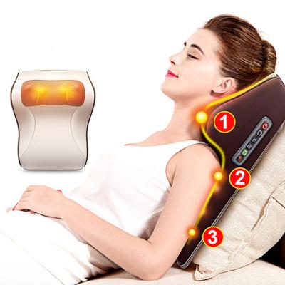 China Light Brown Electric Back Massager Gross Weight 1.5KG With 16 Massage Balls for sale