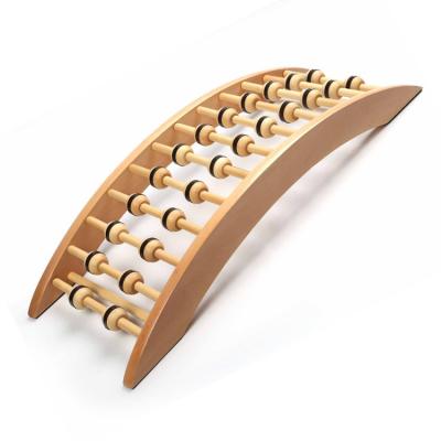 China Natural Wooden Electric Back Massager Eco Friendly Material Increases Blood Circulation for sale