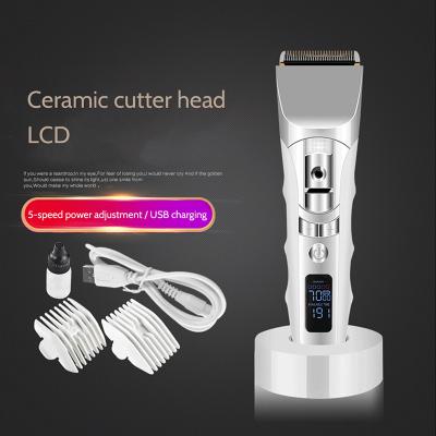 China White Color Electric Hair Cutter , Hair Shaving Machine Easy Clean For Business Travel for sale