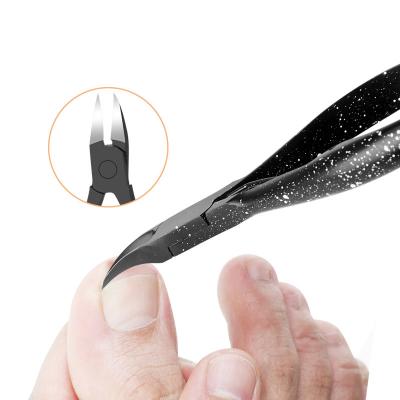 China Toenail Ingrown Nail Care Tools Edge Cutter Nipper Length 11.4cm Rotatable Shrapnel Design for sale
