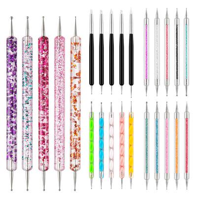 中国 紫外線ゲルの絵画釘の心配は利用できるペンの重量45gのさまざまな色に点を打つことに用具を使います 販売のため