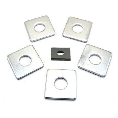 China Stainless Steel 50mm Square Washers Size M3-M20 For Construction for sale