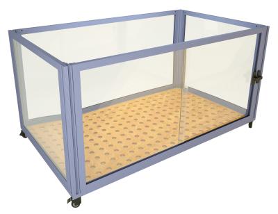 China Removable Tray Sliding Door Metal Pet Cage With Mesh Panels Easy Assembly Small To Medium Pets for sale