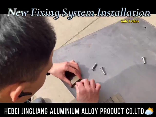 Curtainwall Newest Fixing System Installation Only 3 Steps