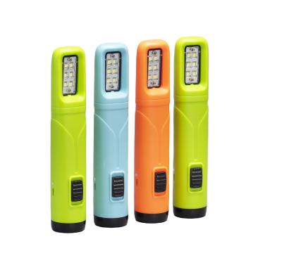 China Solar Power Bank Powerful Flashlight Rechargeable With Usb Output Handheld Led Torch Light for sale