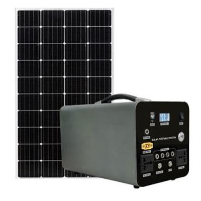 China banco exterior do armazenamento das energias solares do sistema portátil da central elétrica 300w à venda