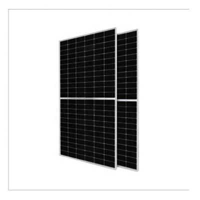 China 1/2 Cells Bifacial Clear Monocrystalline 35mm Silver Frame Solar Panel for sale