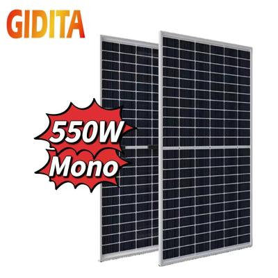 China Home Electricity Monocrystalline 550w Solar Panel Ground Mounting for sale