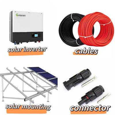 China Off Grid 5KW Solar System With 5KWH Battery And Hybrid Inverter for sale