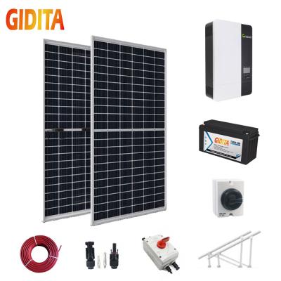 China 10KW Solar Power Storage System  With Solar Panels On Grid Inverter for sale