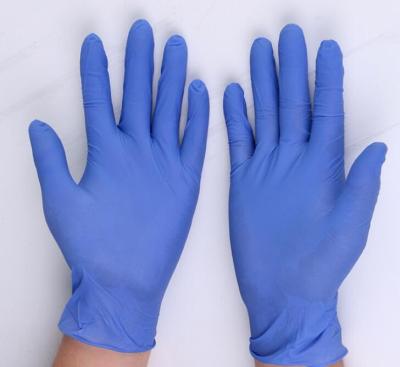 China Protective Medical Nitrile Gloves Chemical Resistant Disposable Nitrile Gloves for sale