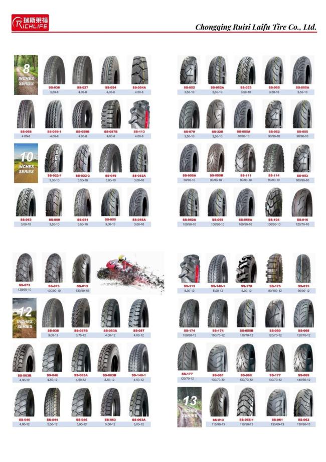 30% off Brand-New Motorcycle Tubeless Tyre High Quality Colored Rubber Craftsmanship