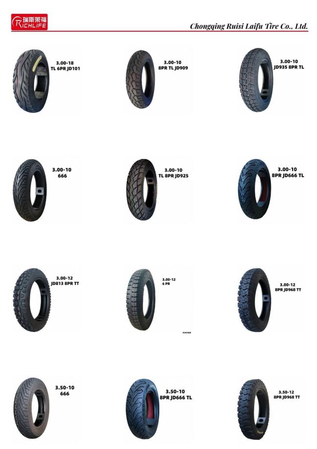 Balance Scooter Tire 200X50 10X2.5 14X2.5 90/70-12 90X90X12 3.00-10 3.50-10