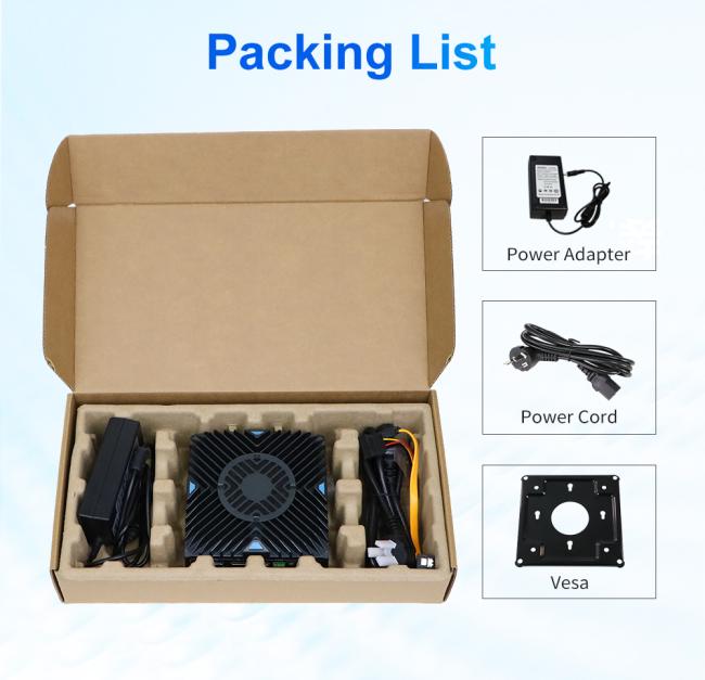 N1342 Mini PC packaging and accessories