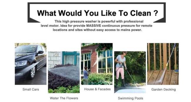 Commercial Portable High Pressure Water Jet Car Washing Machine