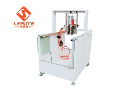 China máquina de atascamiento manual conducida cilindro del aire 7pa, filtro de la HVAC que hace la máquina en venta