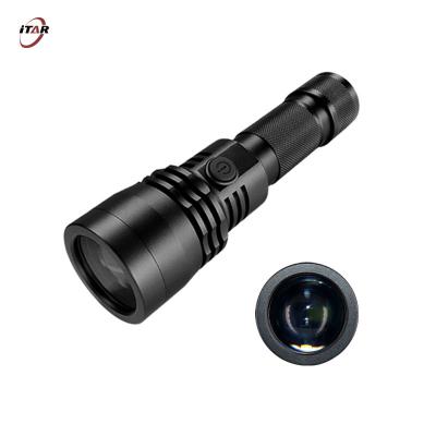 China Portable IP66 Outdoor Waterproof Flashlight 400 Lumen 1.5KM Shooting Distance for sale