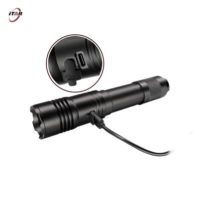 China Widely Use 2000 Lumens Super Bright LED Flashlight Rechargeable Longoing Battery Life for sale