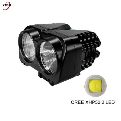 China Waterproof IP65 Solid 5000 Lumens Bike LED Flashlight With External Switch for sale