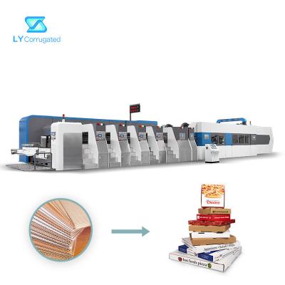 China Multi Color Flexo Printing Machine 320pcs/Min For Corrugated Carboard for sale