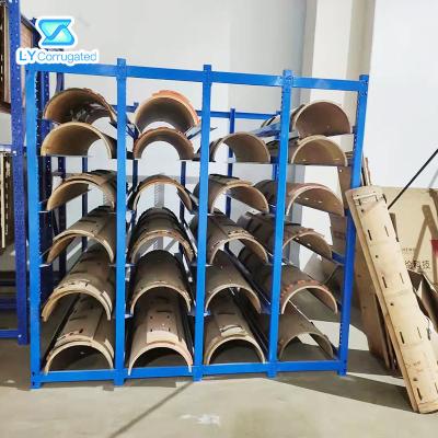 China Blue Flexo Printing Machine Parts , 2m vertical storage rack Groove for sale