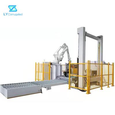 China Industrial Robotic Arm Carton Packing Machine Palletizer For Cardboard  Carton for sale