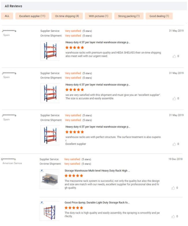 Racks Feedback