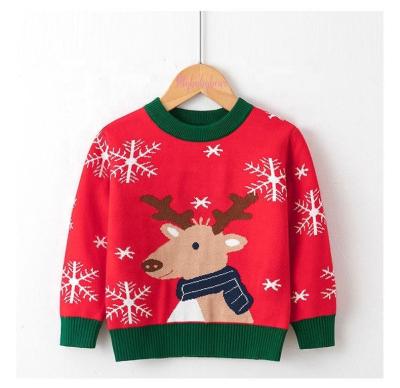 China Fall Winter Boys Clothes Toddler Pullover Cartoon Sweaters Knitted Christmas Sweater For Kids for sale