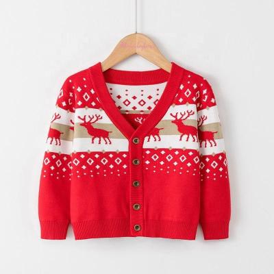 China New Autumn Winter Children clothing Sweater Round Neck kids clothes Knit Christmas Sweater For Little Girls Boys for sale