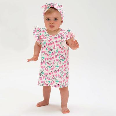 China baby girl romper dress 2023 new style baby girl clothes set lovely style small skirt for sale