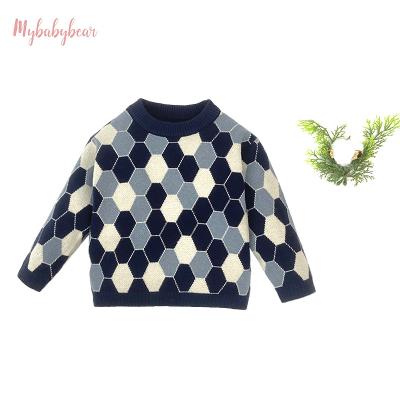 China China Vendor Custom jacquard knitted pattern design pullover Baby boy sweater for sale