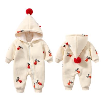 China Kids clothing winter children clothes Christmas elk Christmas pajamas Jumpsuit Baby rompers toddler clothing for sale