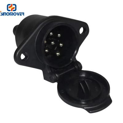 China Hot selling 7p Trailer Socket Pvc 24v N Type Truck Cable Connector Te koop